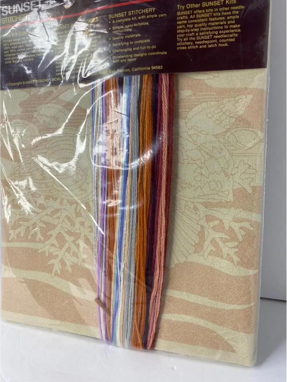 Vintage '82 Sunset Stitchery 2204 